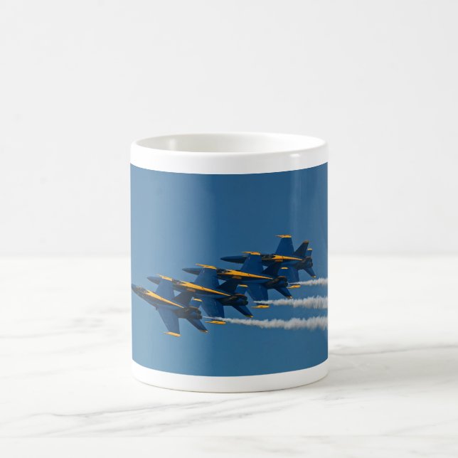 Blue Angels Echelon formation Coffee Mug (Center)