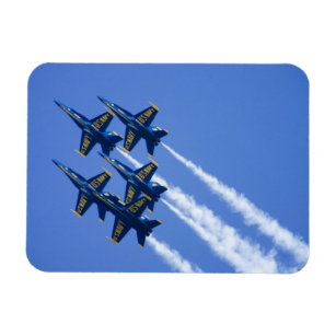 Blue Angels flyby during 2006 Fleet Week Magnet