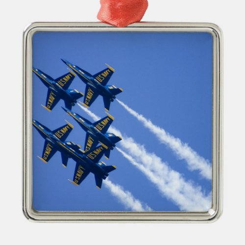 Blue Angels flyby during 2006 Fleet Week Metal Ornament