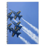 Blue Angels Flyby During 2006 Fleet Week Notebook at Zazzle