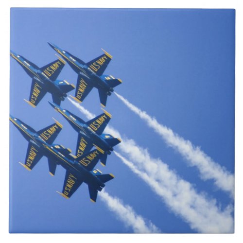 Blue Angels flyby during 2006 Fleet Week Tile