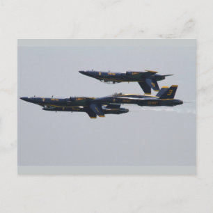 Blue Angels Flying Over Pensacola Beach, Florida Postcard