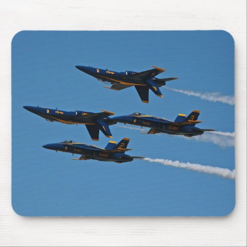 Blue Angels Four Ship Formation Mouse Pad