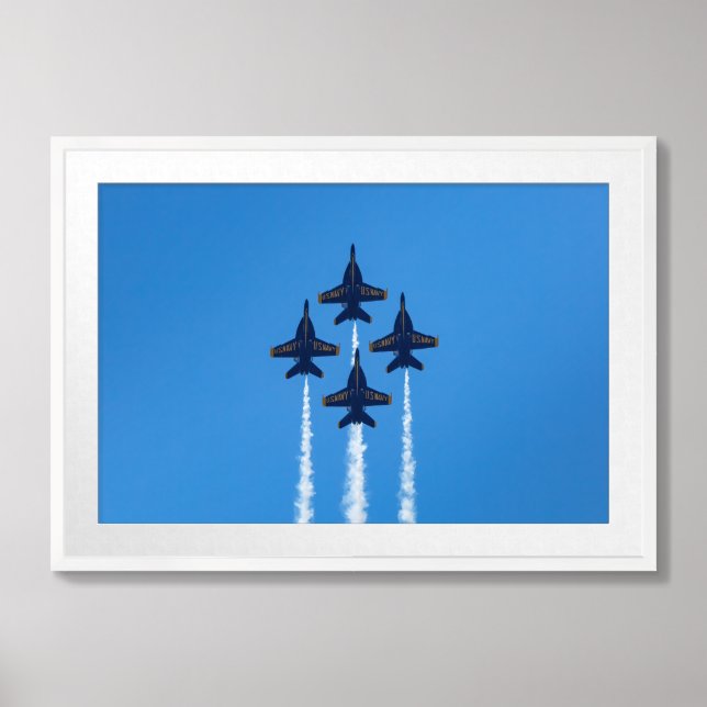 Blue Angels Framed Print (Framed Front)