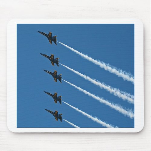 Blue Angels Line Abreast Formation Mouse Pad