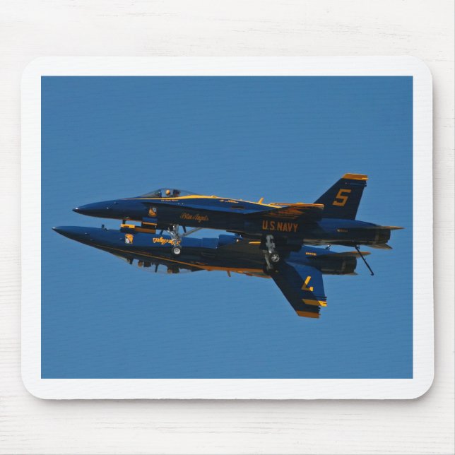 Blue Angels Mirror Image Formation Mousepad (Front)