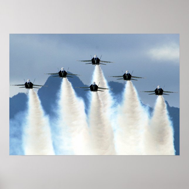 Blue_Angels_on_Delta_Formation Poster (Front)