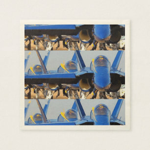 BLUE ANGELS PAPER NAPKINS