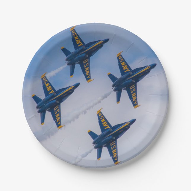 Blue Angels Paper Plates (Front)