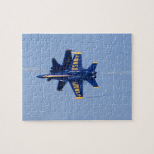 Blue Angels perform knife-edge pass during 2006 Jigsaw Puzzle
