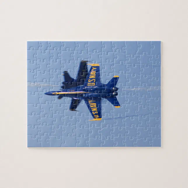 Blue Angels Perform Knife Edge Pass During 2006 Jigsaw Puzzle Zazzle