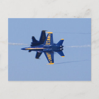 Blue Angels perform knife-edge pass during 2006 Postcard