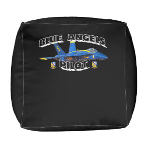 Blue Angels Pilot Childs Blue Angels Pilot Gift Pouf