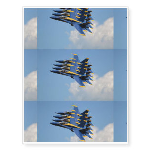 BLUE ANGELS TEMPORARY TATTOOS