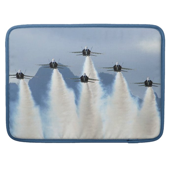 Blue Angels Wings Sky Jets Planes Sleeve For MacBooks