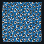 Blue Animal Print / Camo Pet Bandana<br><div class="desc">Animal Print / Camo on Blue Background</div>