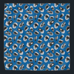 Blue Animal Print / Camo Pet Bandana<br><div class="desc">Animal Print / Camo on Blue Background</div>