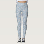 Blue Animal Print Tiger Stripes Leggings<br><div class="desc">Modern and fun leggings with hand drawn pattern of tiger stripes in blue.</div>