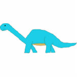 Blue apatosaurus sculpture<br><div class="desc">This apatosaurus will march across the location of your choice.</div>