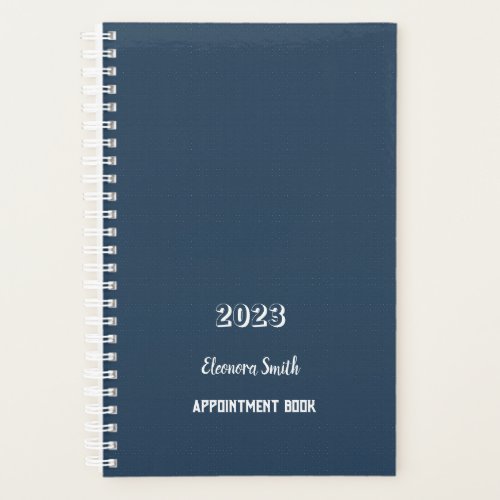 Blue Appointment Book 2023 Planner