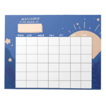 Blue Appointment Notepad