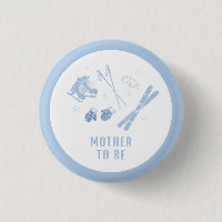 Blue Après Bébé Ski Mother To Be Baby Shower