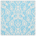 Blue Aqua Casbah Damask Fabric