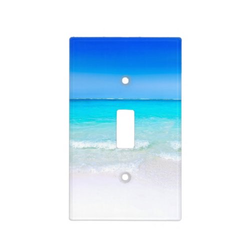 Blue Aqua Ocean Sea Beach Coastal Light Switch Cover