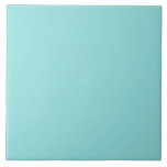 Blue Aqua Plain Color Ceramic Tile at Zazzle