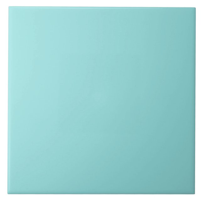 Blue Aqua plain color Ceramic Tile (Front)