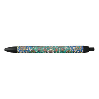 Blue Arabesque Design Pen
