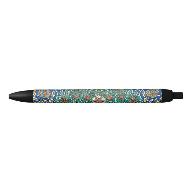 Blue Arabesque Design Pen (Front)