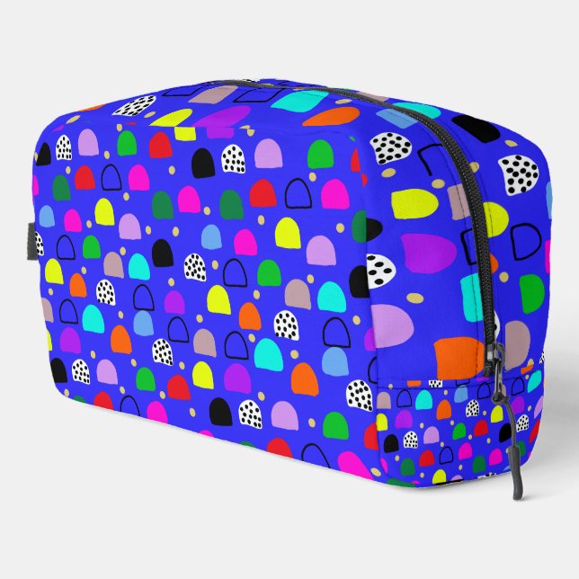Blue Archie toiletry bag (Right Corner)