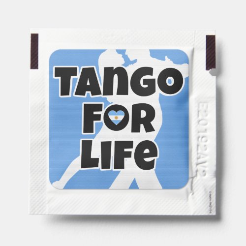 Blue Argentine Tango For Life Hand Sanitizer Packet