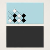 blue argyle (Front & Back)