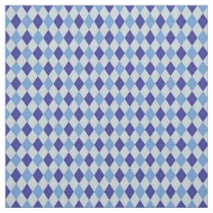 Blue Argyle Fabric