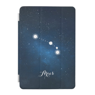 Blue Aries Zodiac Sign Constellation iPad Mini Cover