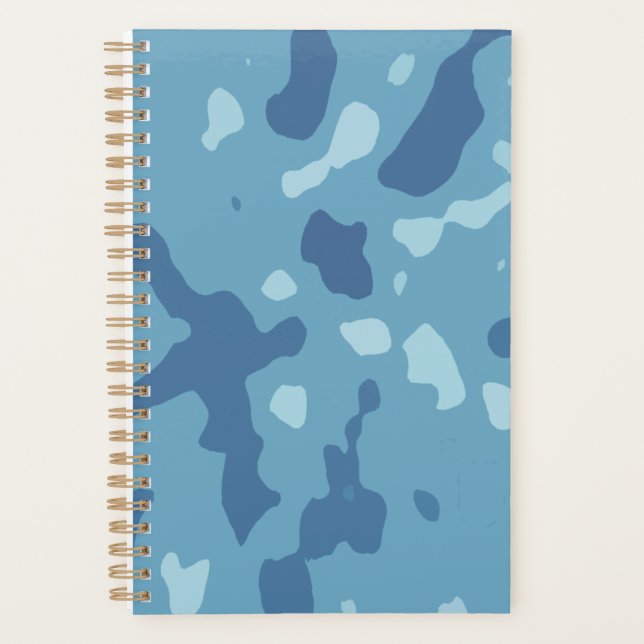 Blue Army Camouflage Pattern Planner (Front)