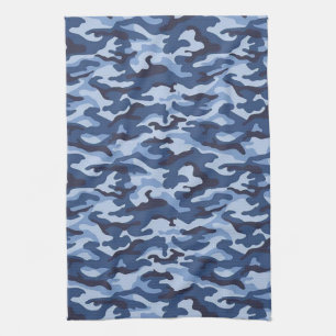 Blue Army Kitchen Hand Towel