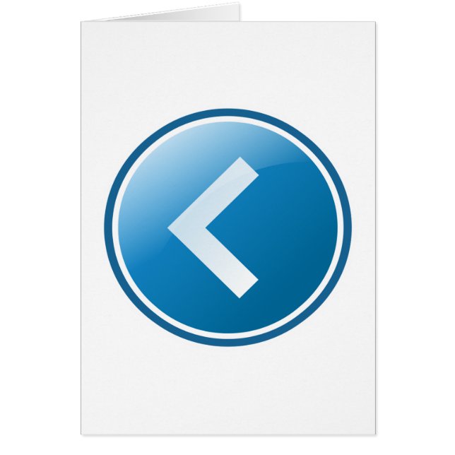 Blue Arrow Button - Left (Front)