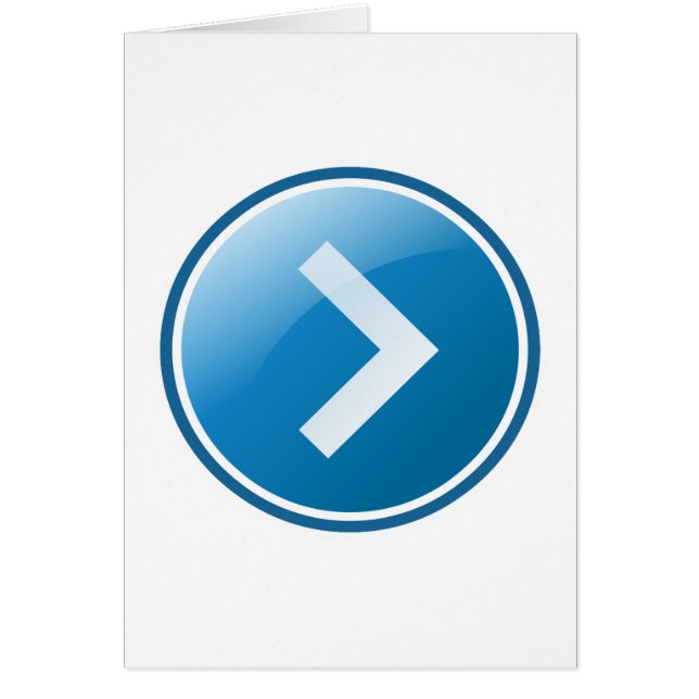 Blue Arrow Button - Right Cards (Front)