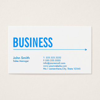 S Engineer Business Cards Templates Zazzle Blue Arrow S Manager Business Card