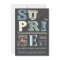 Blue Art Deco Surprise Party Adult Birthday Invite