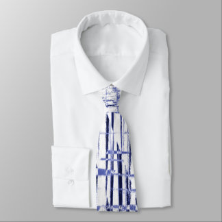 Blue Art Deco Tie