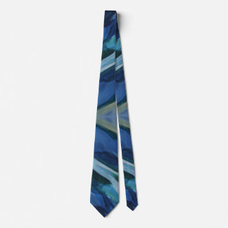 Blue Art Tie