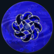 Blue As the Sea Button