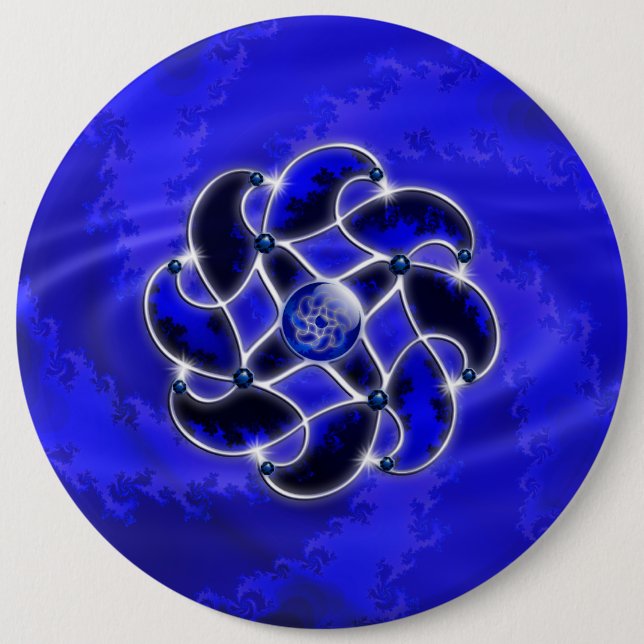 Blue As the Sea Button (Front)