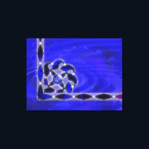 Blue As the Sea Canvas Print