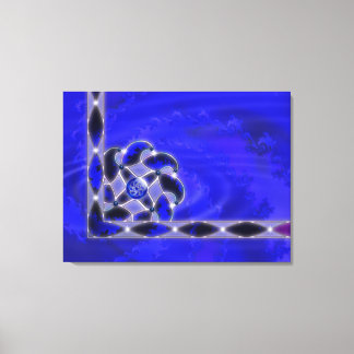 Blue As the Sea Canvas Print