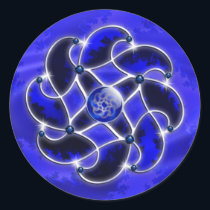 Blue As the Sea Stickers